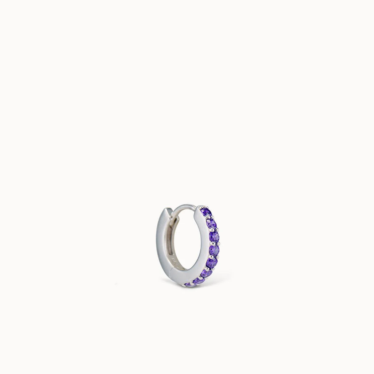 February Birthstone Hoops - Image 6