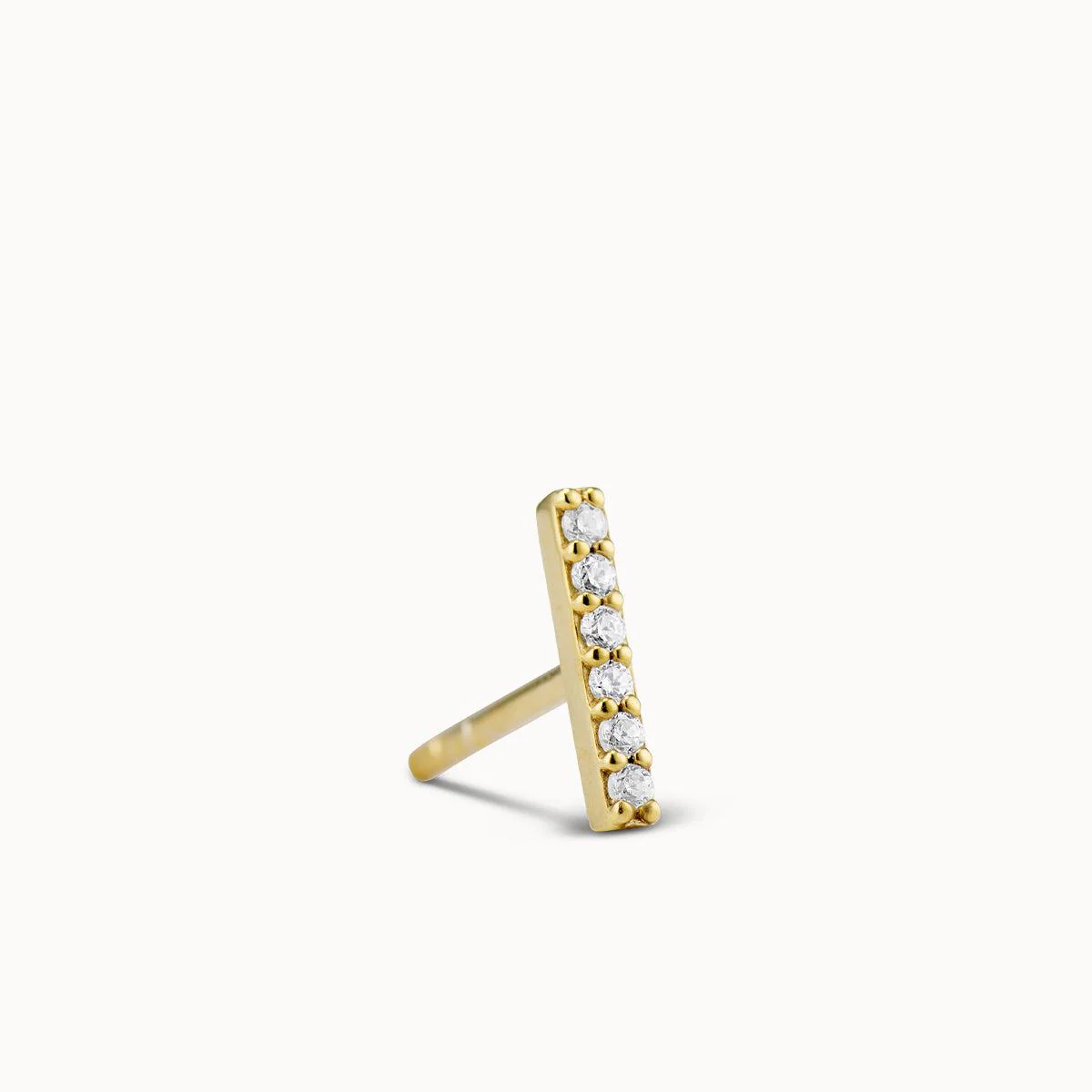 April Birthstone Bar Studs - Image 5