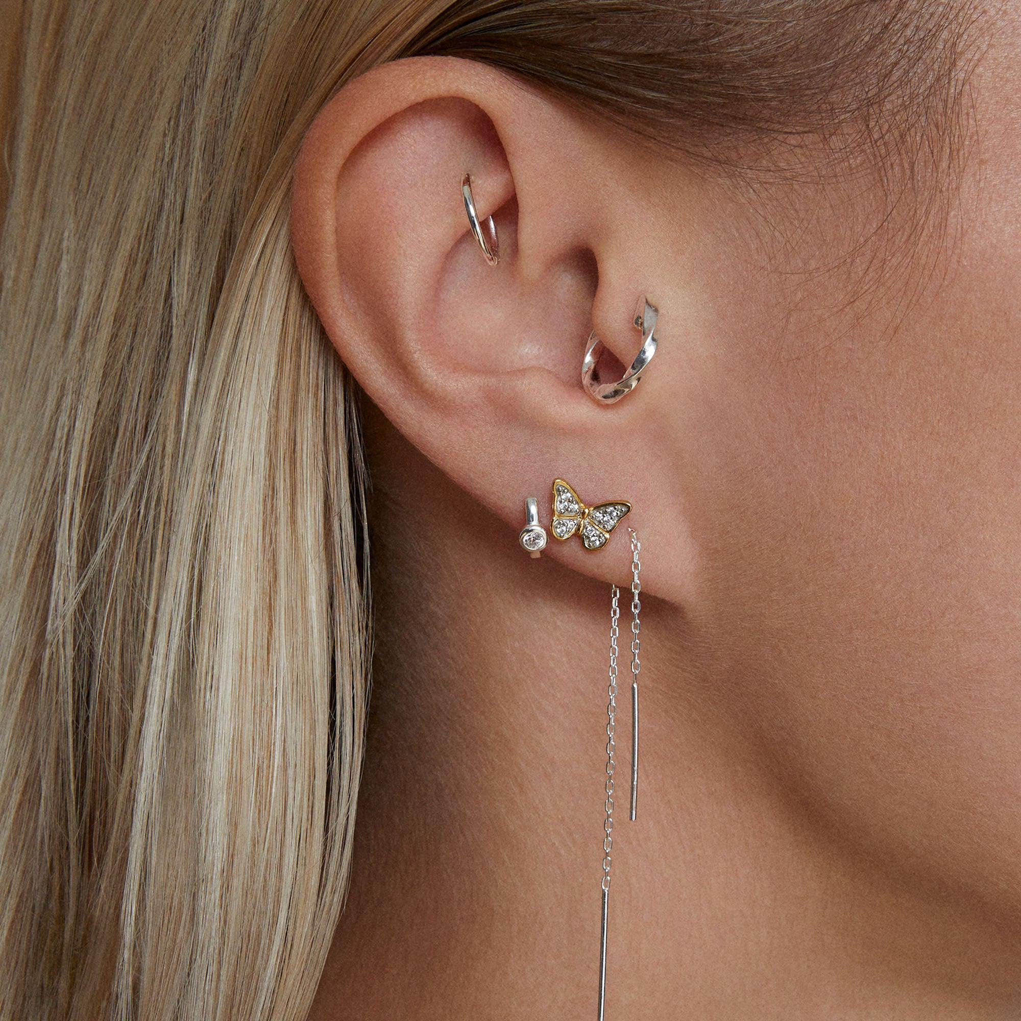 Butterfly Pavé Studs - Image 6