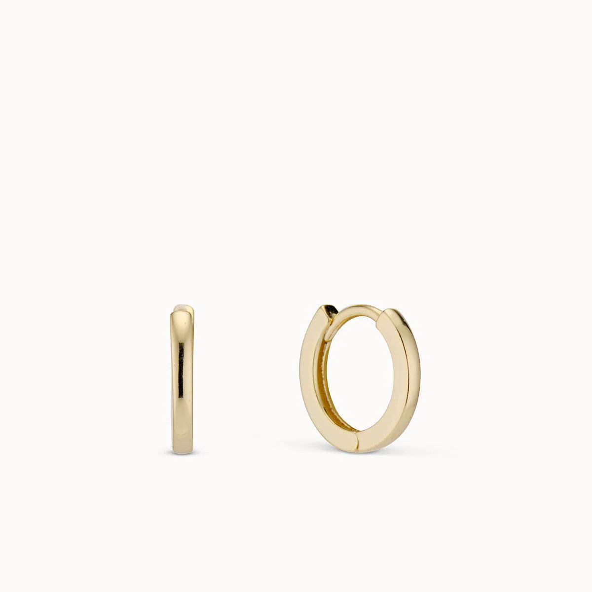 Huggie Plain Hoops - Image 6