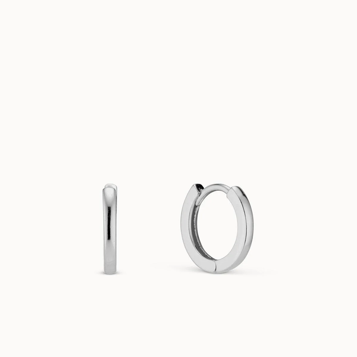Huggie Plain Hoops - Image 7