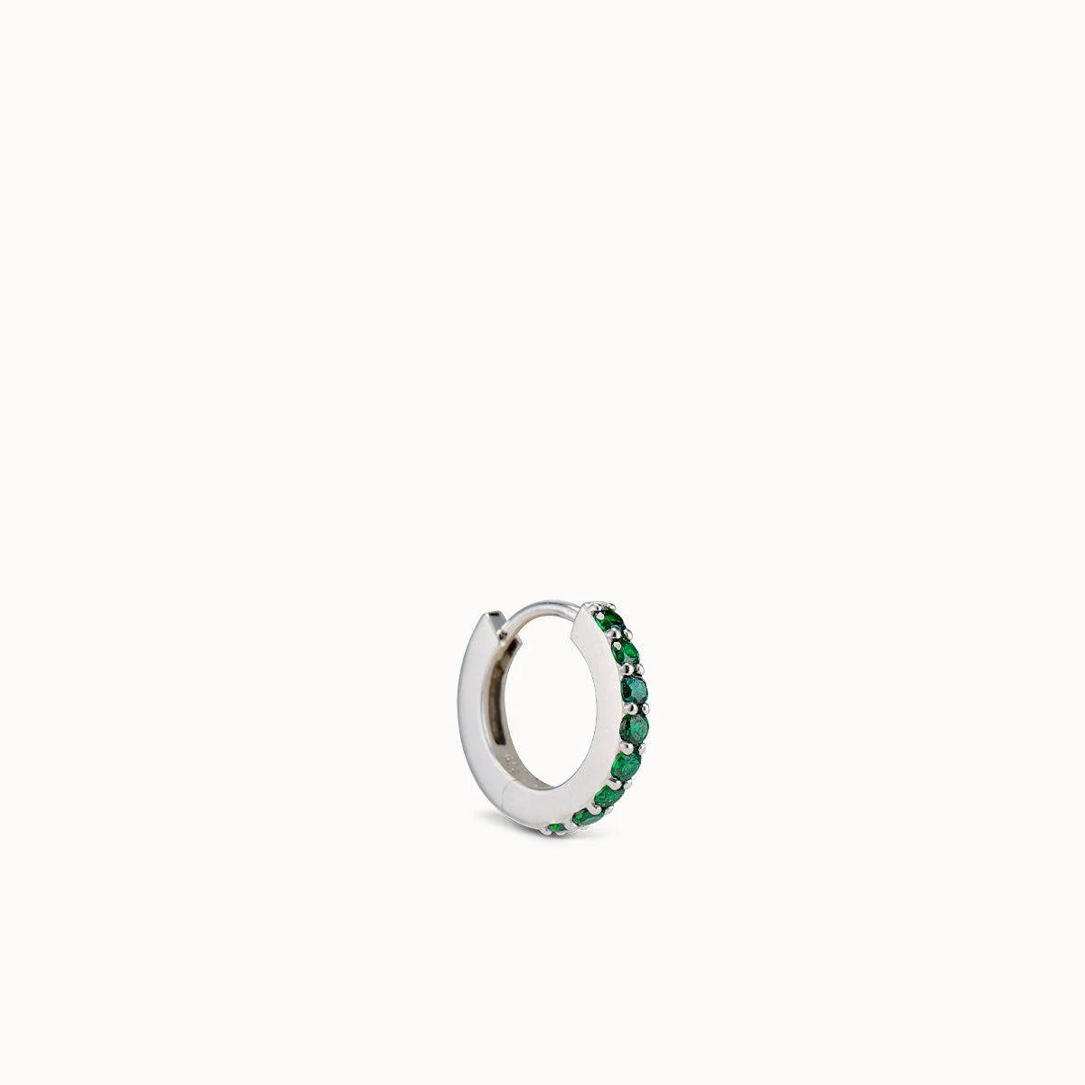 May Birthstone Hoops - Image 7
