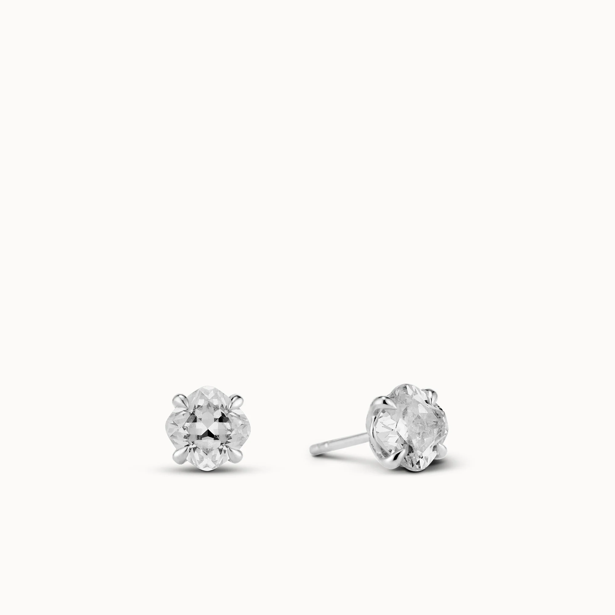 Princess Cut CZ Studs 6mm - Image 4
