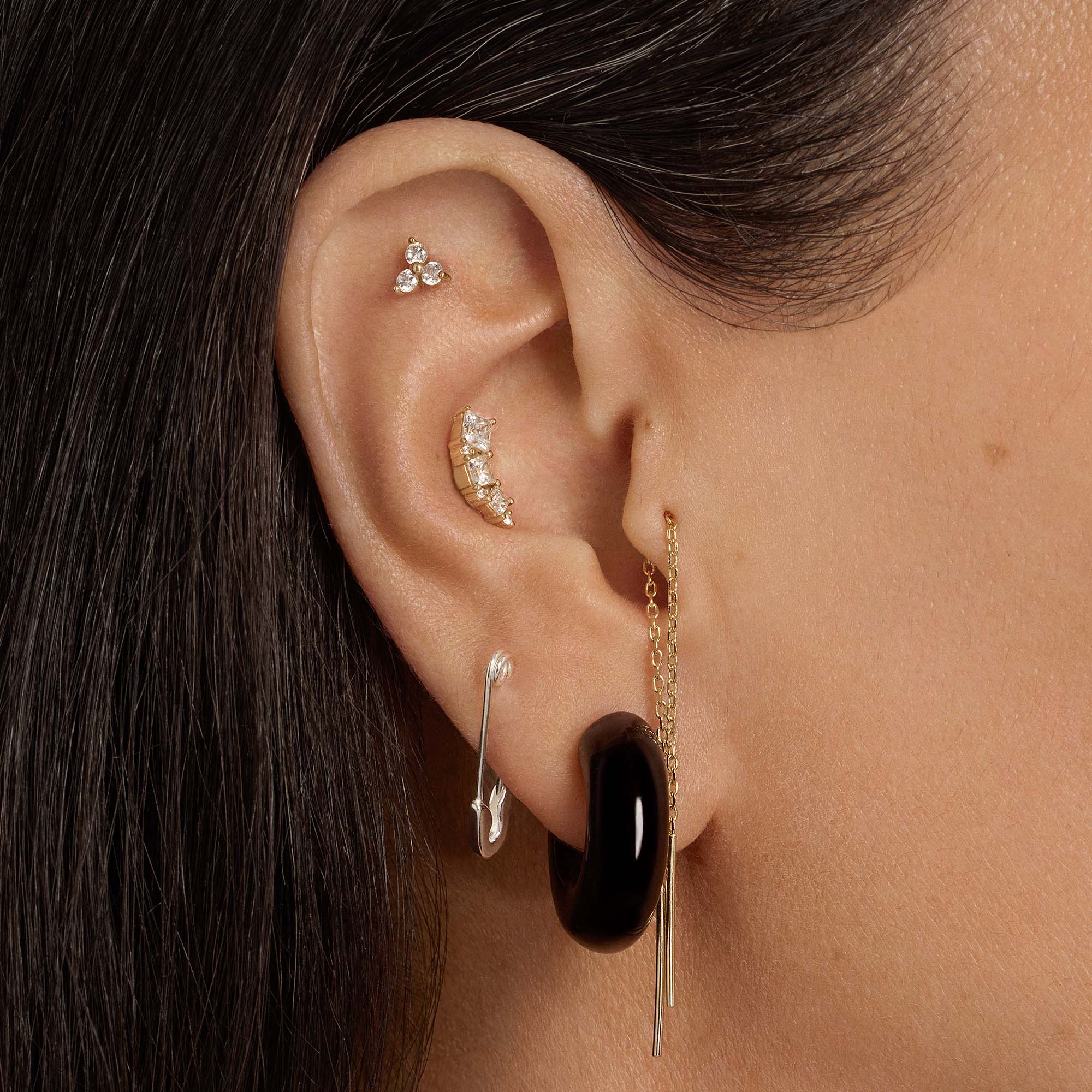 Safety Pin Hoops - Image 3