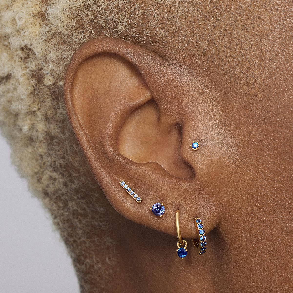 September Birthstone Hoops - Image 5