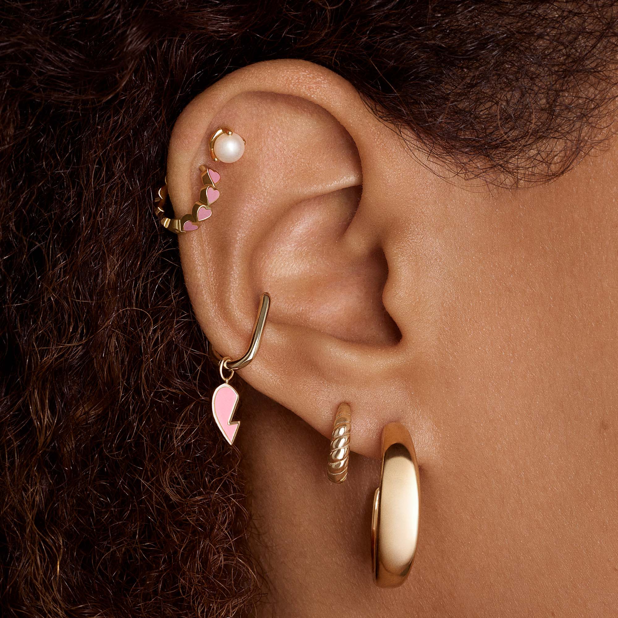 Wide Hoops 25mm - Image 3