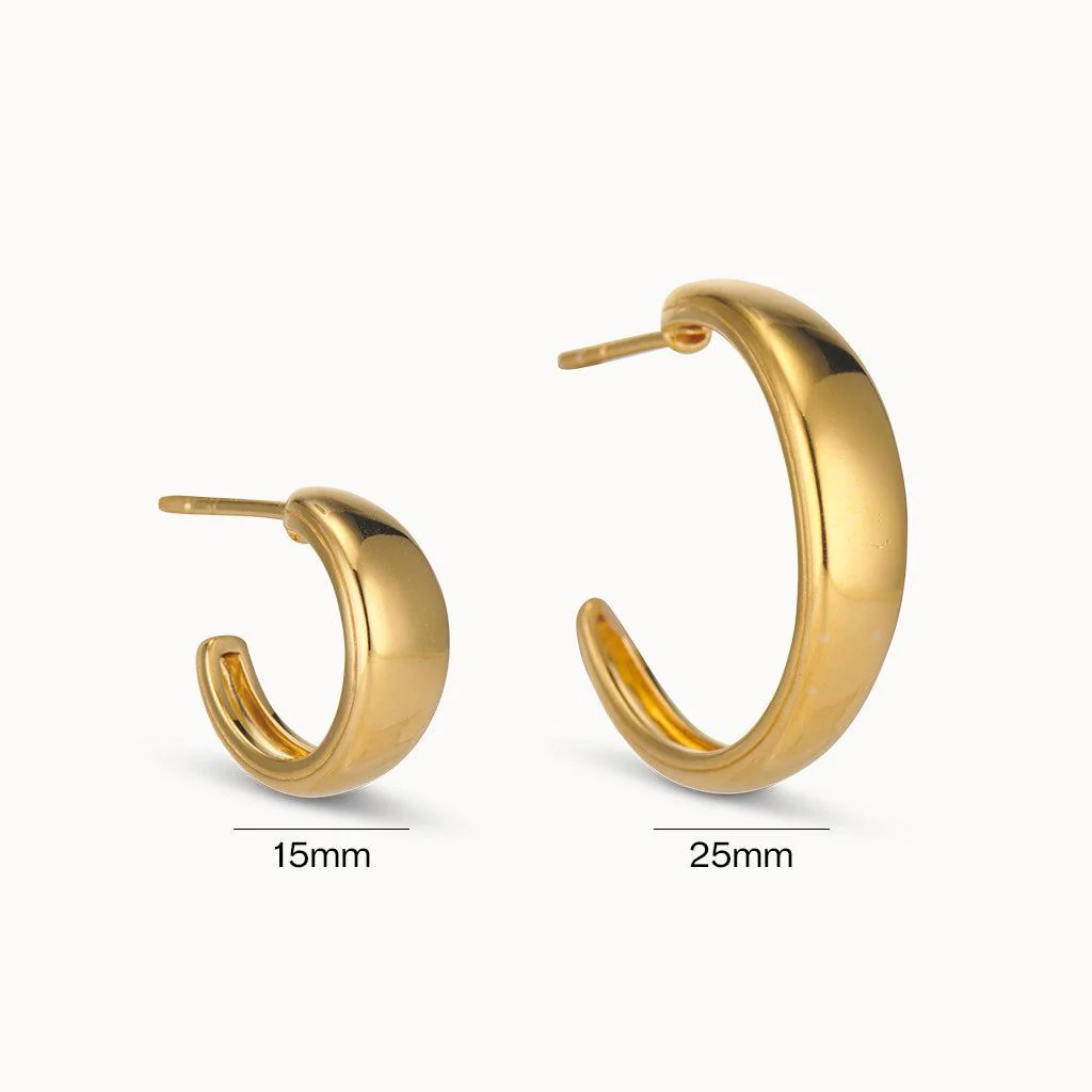 Wide Hoops 25mm - Image 6
